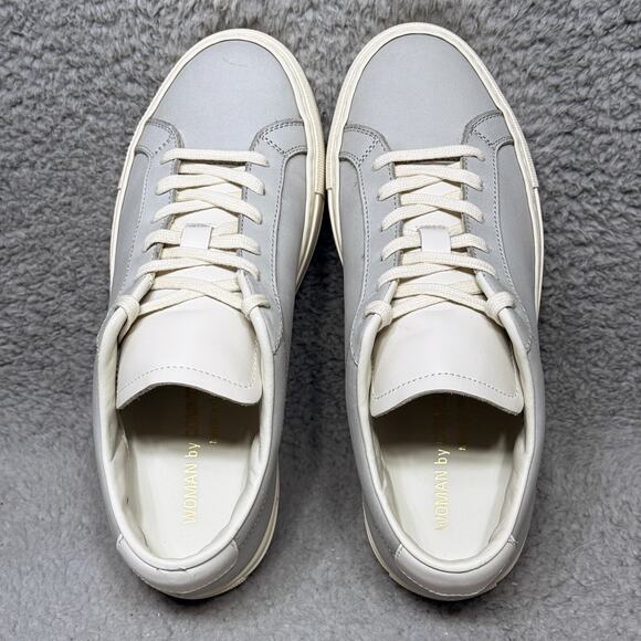 Woman By Common Projects Achilles Low Womens 36 US 6 Sneakers Shoes Light Gray - Picture 5 of 10